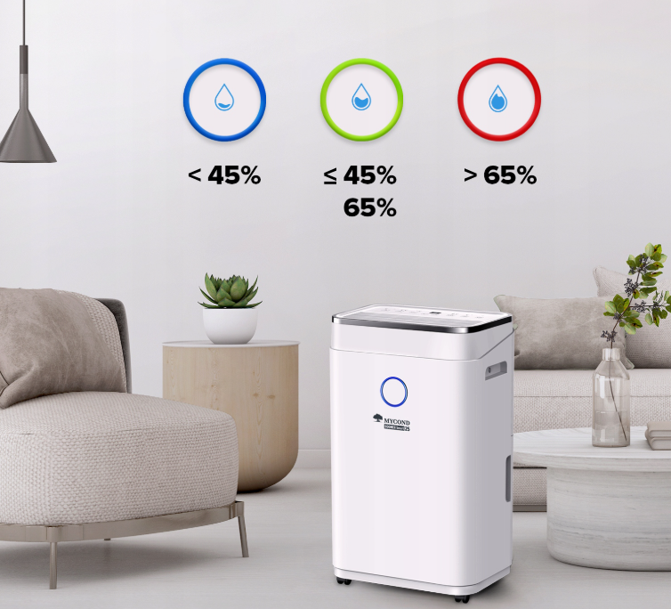 триколірна індикація вологості на осушувачі